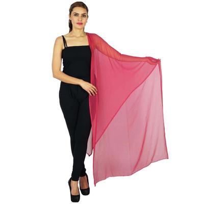 Indische Mode Chunni Hijab Lange Dupatta Chiffon-Mischung Halswickelschals