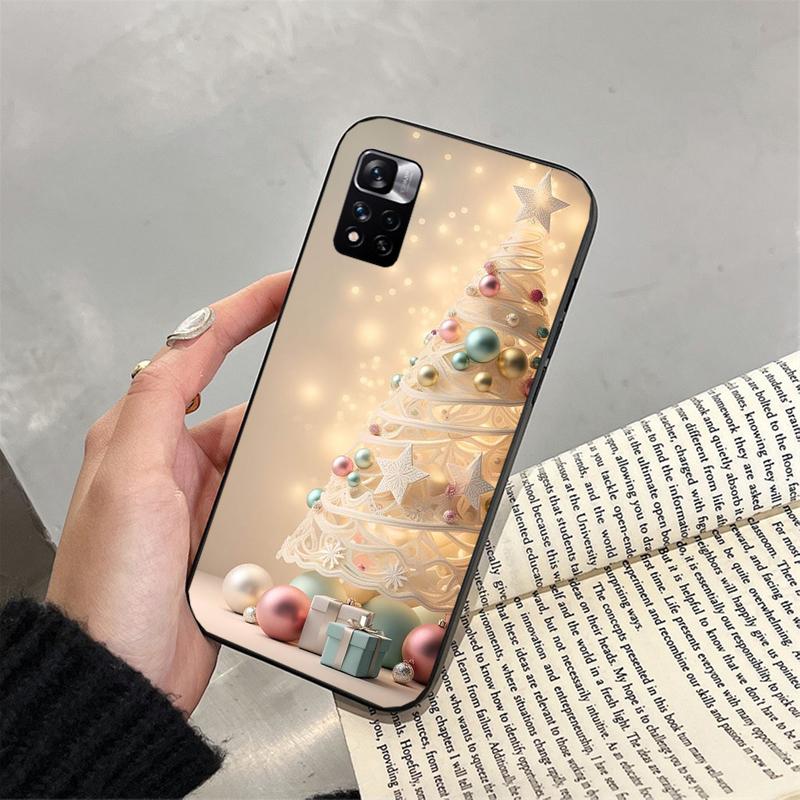 

Phone Case For Xiaomi Redmi note 14 Pro 14 13 12 11 10 Pro 14S 12S 11S Redmi 14C 13C 10 Christmas Cat Tree Redmi Note 13 4G