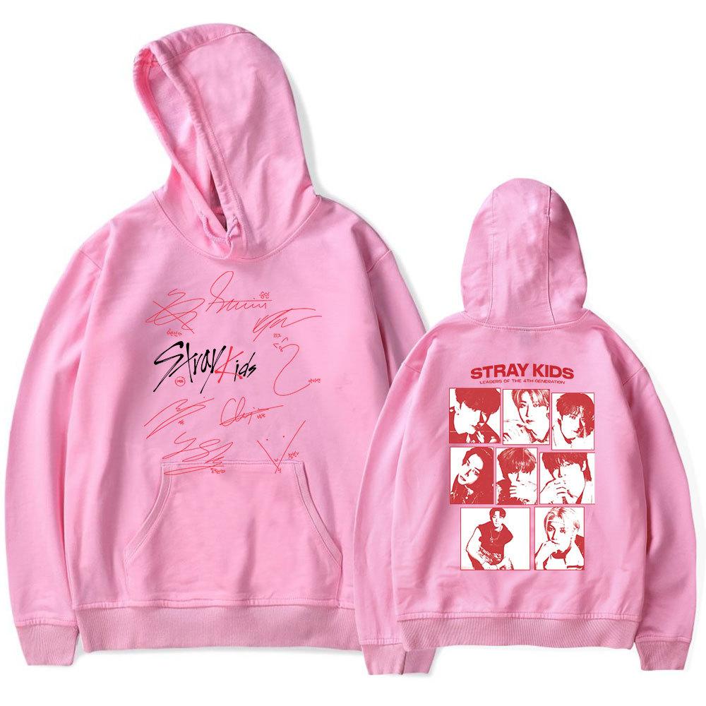 Fashion Stray Kpop Hoodies Autumn Long Sleeve Unisex Harajuku Pullovers Streetwear Clothes Sweatshirt