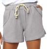 Women's Plus Size Casual Drawstring Waist Shorts with Pockets Lightweight Soft Fabric Relaxed Fit Summer Bottoms