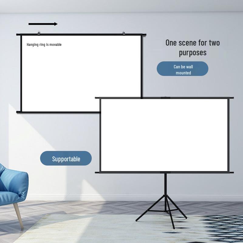 Tragbarer, wandmontierbarer Anti-Licht-Projektorleinwand für den Innen- und Außenbereich