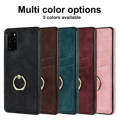 Anti Fall Ring Multi Card with Short Hand Rope and Long Hanging Rope Phone Cover Case for iPhone Series/Samsung Series