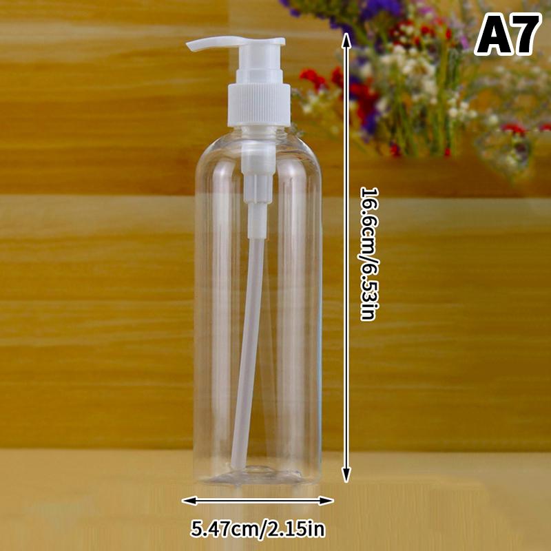 100/120/150/200/250/300ml Portable Vacuum Press Spray Bottle Refillable Shampoo Cosmetic Cream Liquid Lotion Dispenser for Trave
