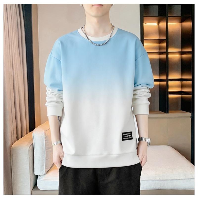 Men S Loose Long Sleeve Pullover Sweatshirt For Young Men