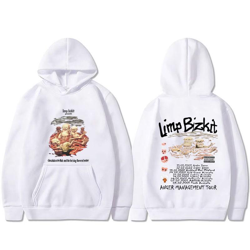 Rock Band Limp Bizkit Anger Management Tour Hoodie Men Women Casual Oversized Pullover Hoodies Hip Hop Streetwear