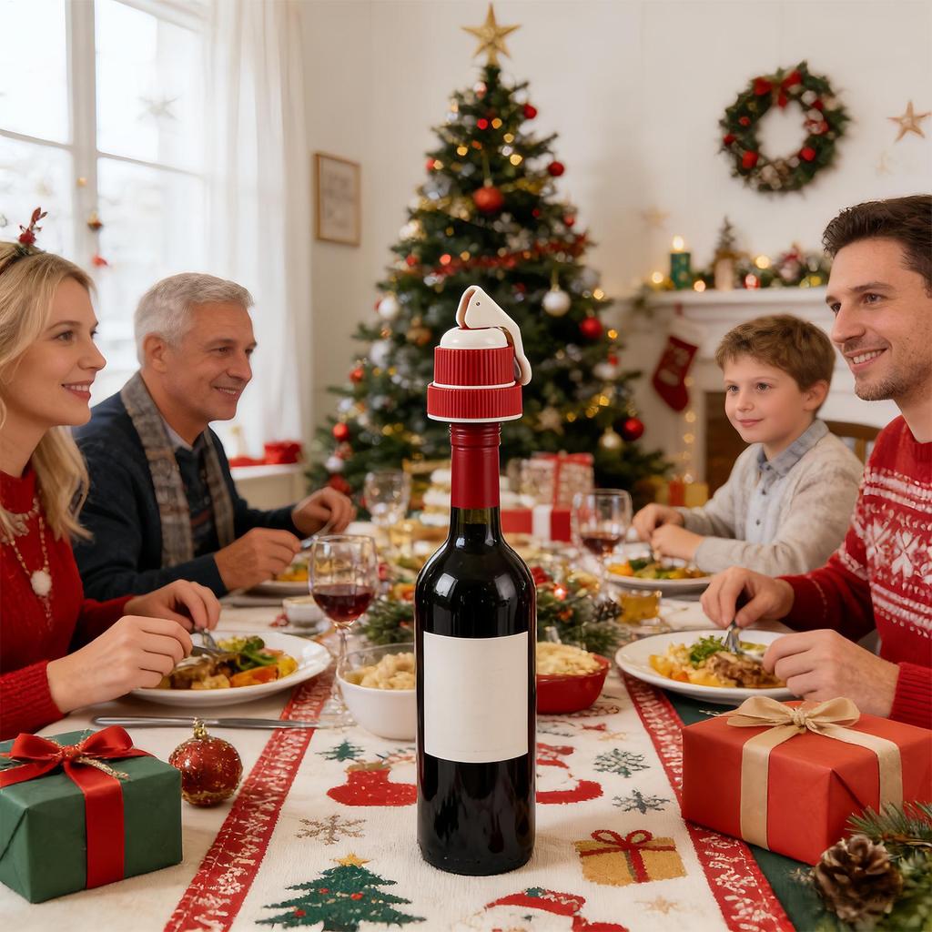 Wine Bottle Stopper Beverage Keeper With Time Tracker Wine Saver For Home Christmas Kitchen Dinner Parties Bar Family Gatherings