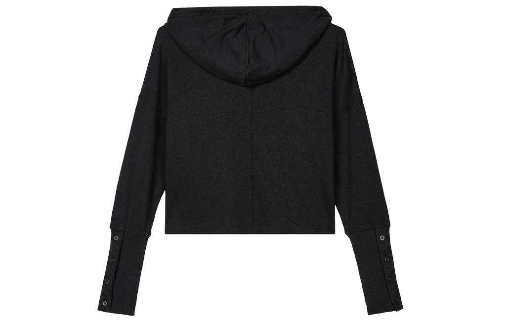 Nike Sweatshirts Women's Black Hooded Moderate Regular CJ3815-010
