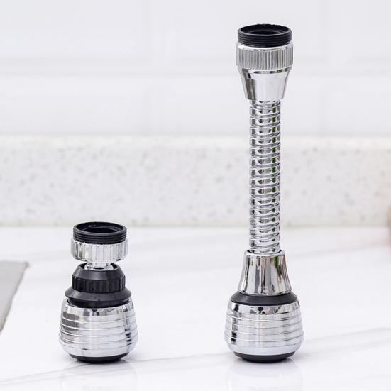 Universal Faucet Sprinkler Durable Construction Splash-proof Simple Installation Kitchen Faucet Extender Bubbler Water-saving Device