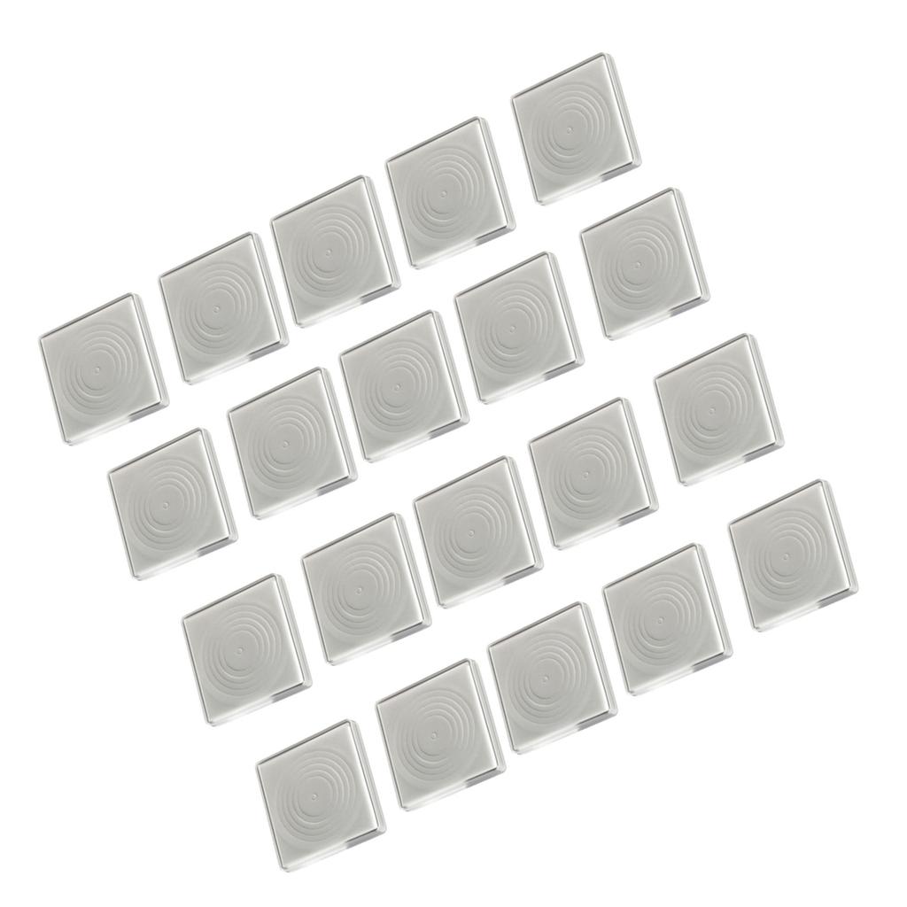 20Pcs Adjustable Coin Holder Versatile Coin Storage Box with Adjustable Liner Coins Collection Case Supplies