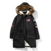Premium Quality Men's Winter Fur Hooded Long Flight Jacket Fleece Coat For Ultimate Warmth