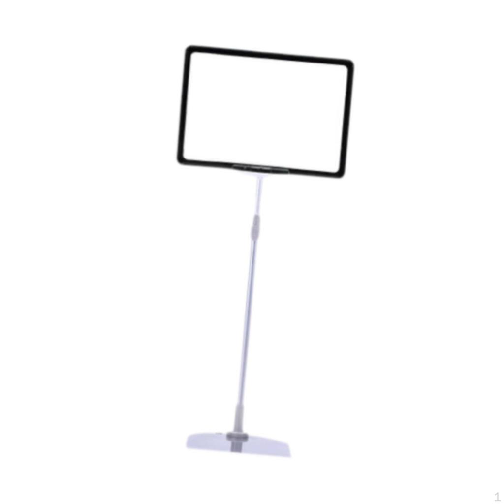 Justerbart skiltstativ gulvstativ Notat Gjenbrukbart, Butikkmerke, Allsidig ramme