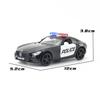 1/36 Scale Benz AMG GTS Police Car Model Car Diecast Toys for Kids Boys Gift Pull Back