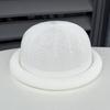 Simple versatile crimped dome top hat women's spring summer hollow breathable versatile ball hat sunshade cool hat
