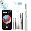 Wireless Ear Wax Removal With Camera Rechargeable Ear Cleaner 8 Megapixels Check Camera with 6 Pcs Ear Spoon Set Canal Clean