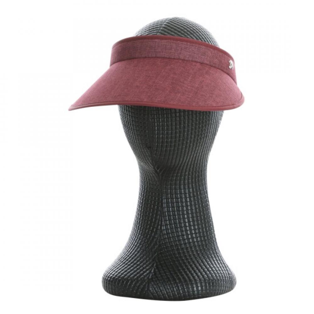 Shop Women S Uv Protection Sun Cap viSor Hat Km Wh 0737 Burgundy