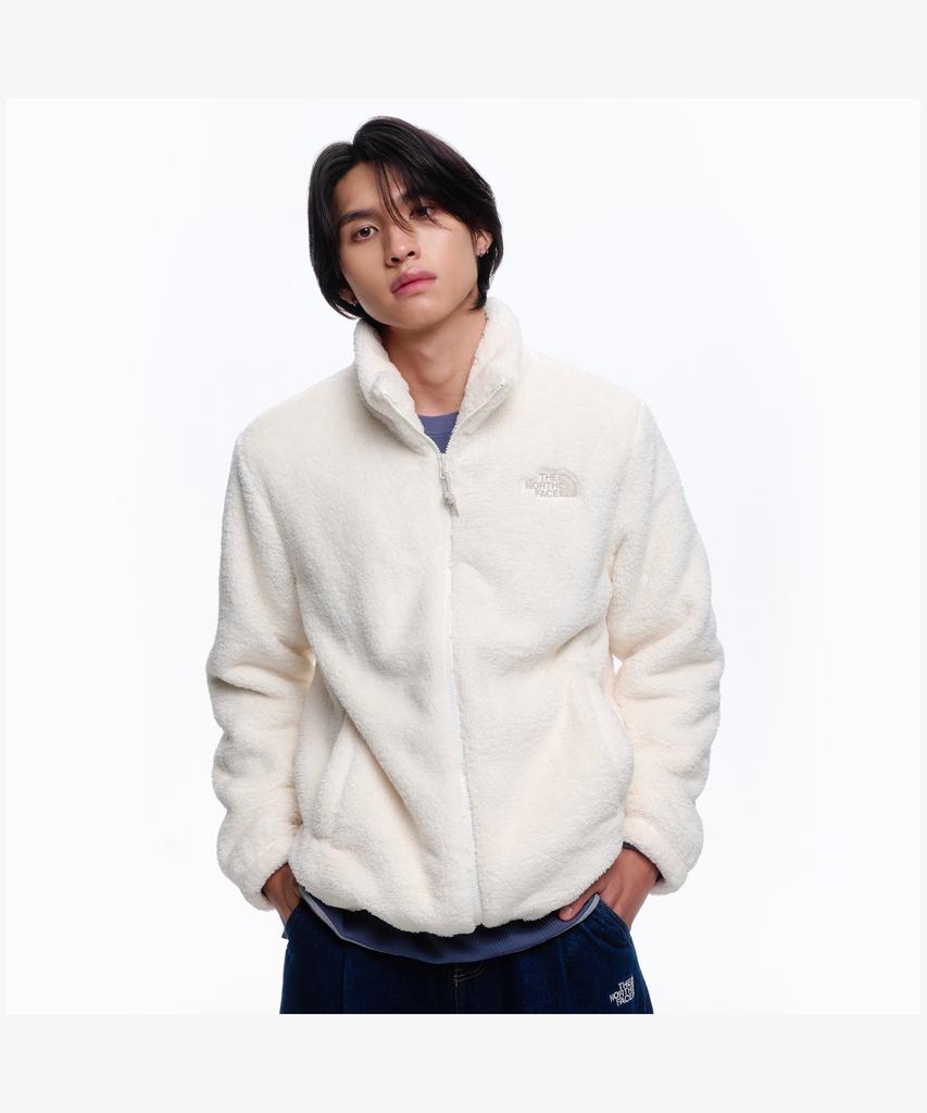 The North Face Nj4Fr50K White Label Comfy Alpha Fleece Zip-Up Cream