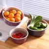 Dali Colander & Fruit Basket: Cute, Retractable, Thickened, Dehydrating, with Lid for Home Use