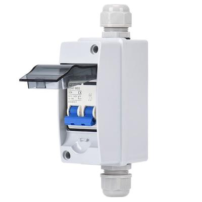 IP65 Combiner Box M20 Cable Solar Photovoltaic 10-63A
