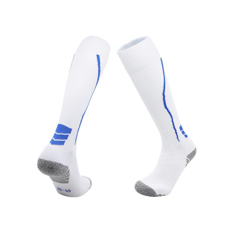 Professional Football Socks Actual Combat Stockings Training Socks Non-Slip Breathable Towel Bottom High Tube Solid Color Fencing Socks