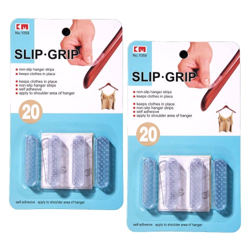 Audiophile Hanger Anti-Slip Silicone Stickers, 40 Sheets (2 Packs of 20 Stickers Per Pack) KM1059
