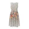 Summer Casual Midi Dresses For Women Vocation  Elastic Waist Sleeveless Knee Length Sundress With Pockets Loose Fit