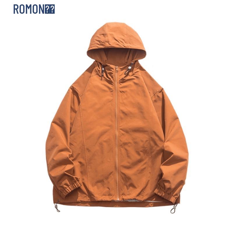 Romon Men s American Style Casual Jacket 2XL