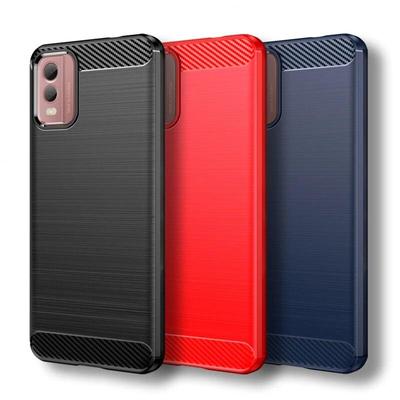 For Nokia C32 Case For Nokia C31 C21 C12 Plus C22 C32 Cover Carbon Fiber Shockproof Silicone Bumper For Nokia C32