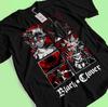 T-shirt Détective Conan T-shirt Vermouth Case Closed T-shirt Akai T-shirt Gin Ran Noir