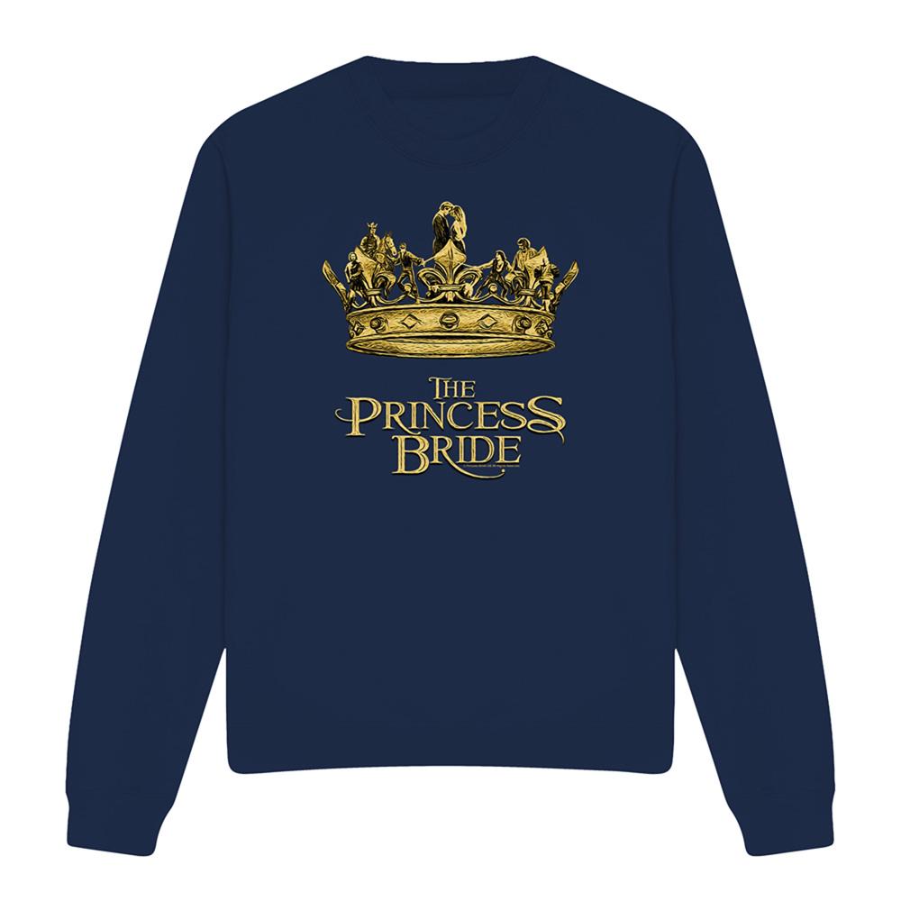 Prinsessan Bruden Unisex Vuxen Krona Sweatshirt
