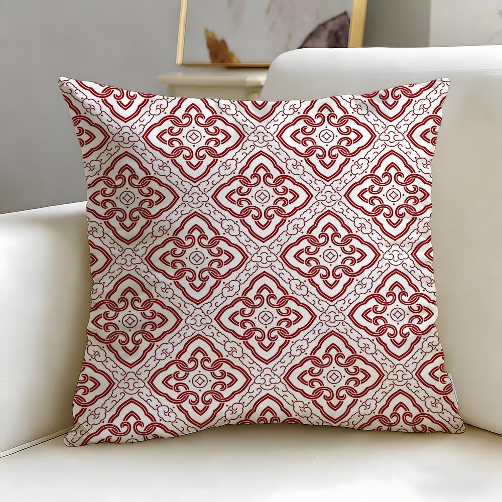 Cute Texture Cushion Cover Soft EasyWash Pillow Case Versatile for Couch Bed Travel and Office