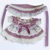 niannyyhouse 20cm Doll Clothes, Purple European-Style Lace Dress, Doll Baby Clothes, Dress-Up, Cotton Doll Clothes, for Plush Toys