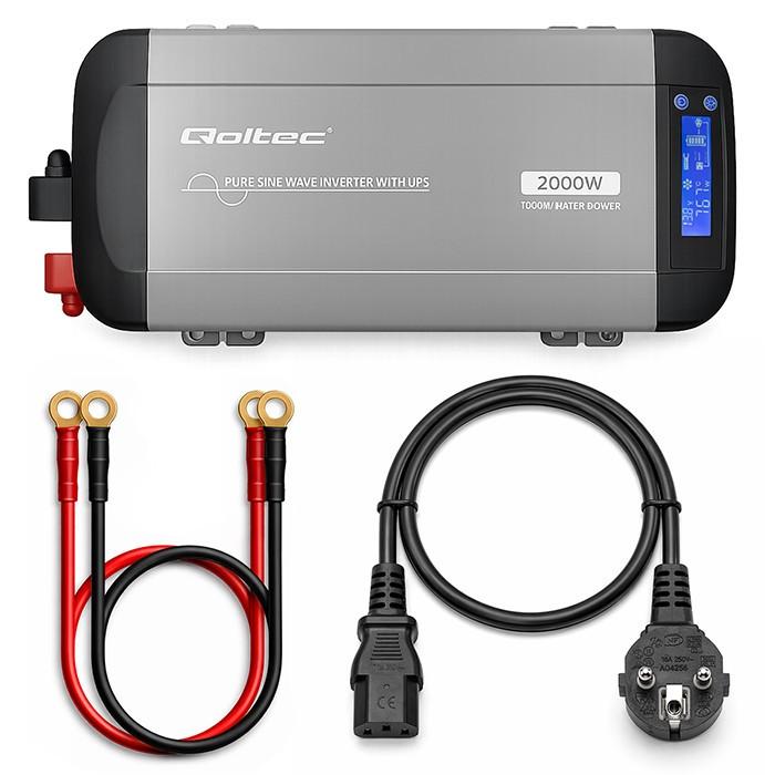 Pure Sine Wave inverter 12V to 230V 1000W 2000W