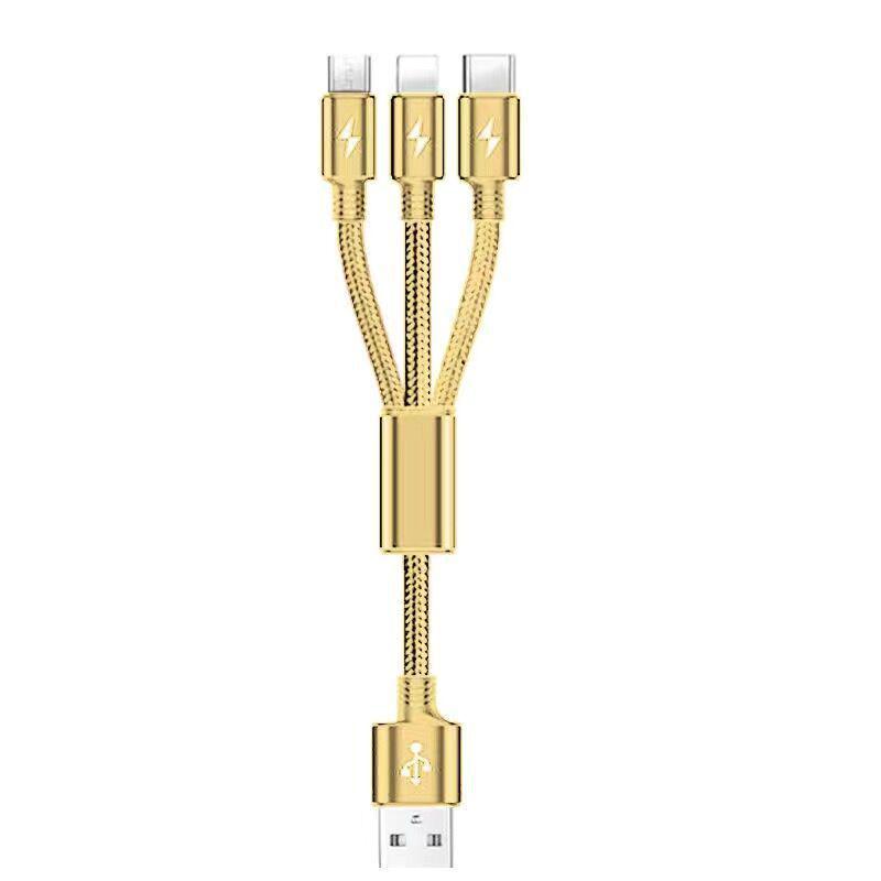 

6-in-1 Multi-Brand Fast Charging Cable: 66W for Huawei, Xiaomi, Android & Apple