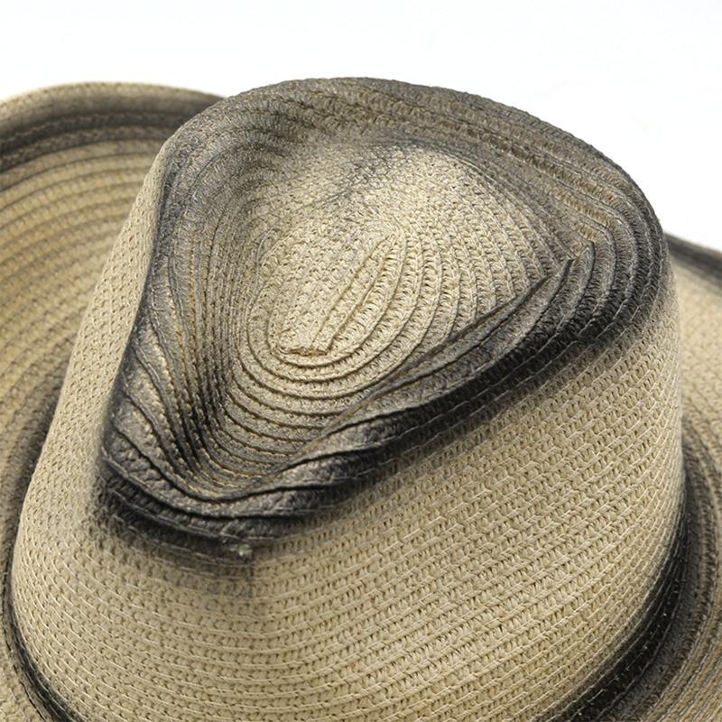 Trendy Unisex Fashion Summer Casual Fashion Beach for Sun Straw Panama Jazz Hat