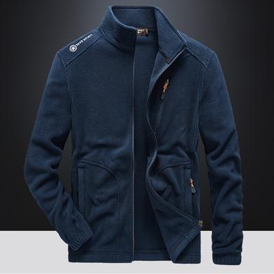 Fleece Clothes Men's Fleece Autumn and Winter Breathable Windproof Cardigan Jacket Jacket Jacket Men