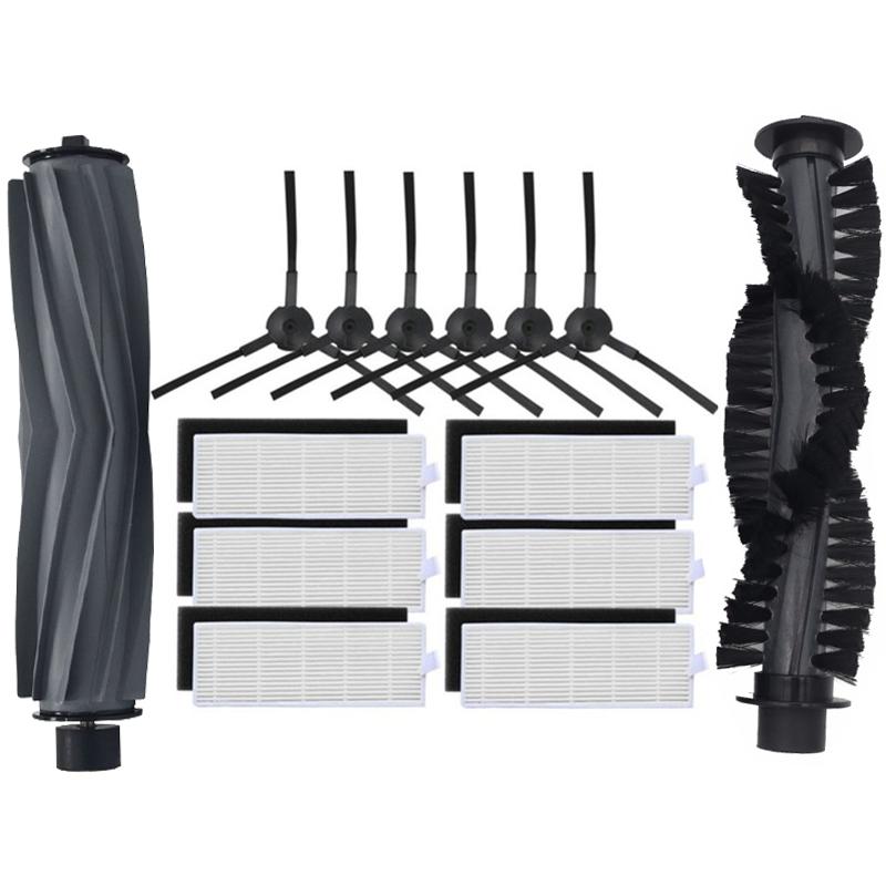 Seitenbürste HEPA-Filter Wischlappen Lappen für Osoji Dojosan 950 990 680 870 Ilife A6 A8 Staubsaugerteile Bürsten Reinigungsmopp