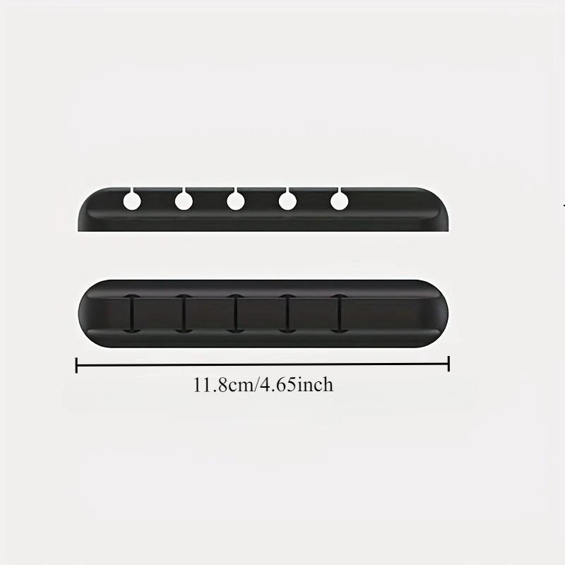 Self-adhesive Power Cord Fixing Clamp Office Winder Data Cable  Desk Organizers Safety Cable Clamp for Bedside Table Wire Rack