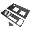 Motherboard Case Rack with Wide Body Heat Dissipation Design, Fits Motherboards Up To 305x245mm (ATX, M-ATX, ITX), for Mining Machines, PC Open Frame
