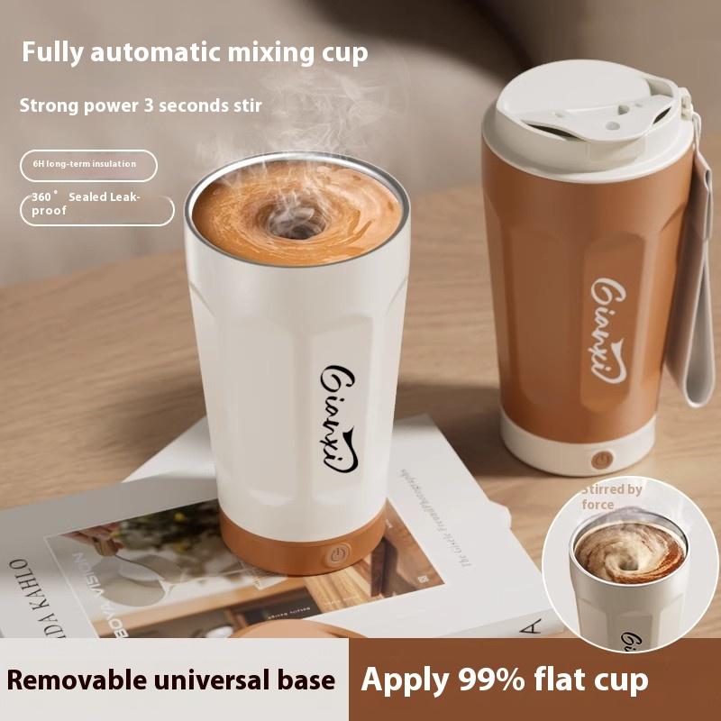 Red 350ML Stainless Steel Thermo Bottle Home And Kitchen Thermal Water Bottle Portable Electric Mixing Coffee Thermal Mug