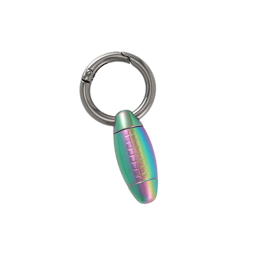 Stainless Steel Waterproofs Pills Box Keychains Pocket Pills Case Small Medicine Bottles Container for Outdoor Travel