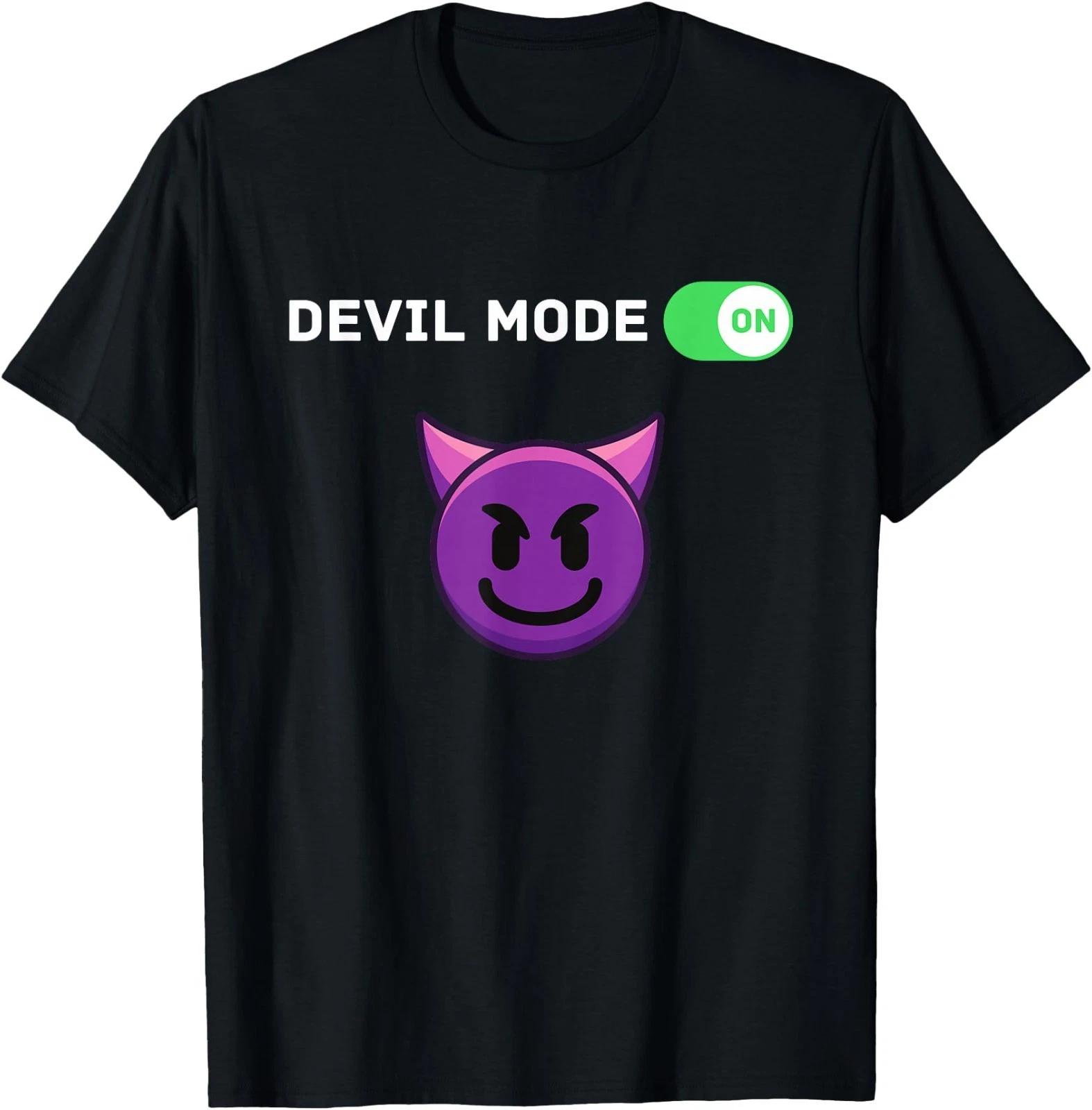 Devil Mode On - Funny Devil T-Shirt M