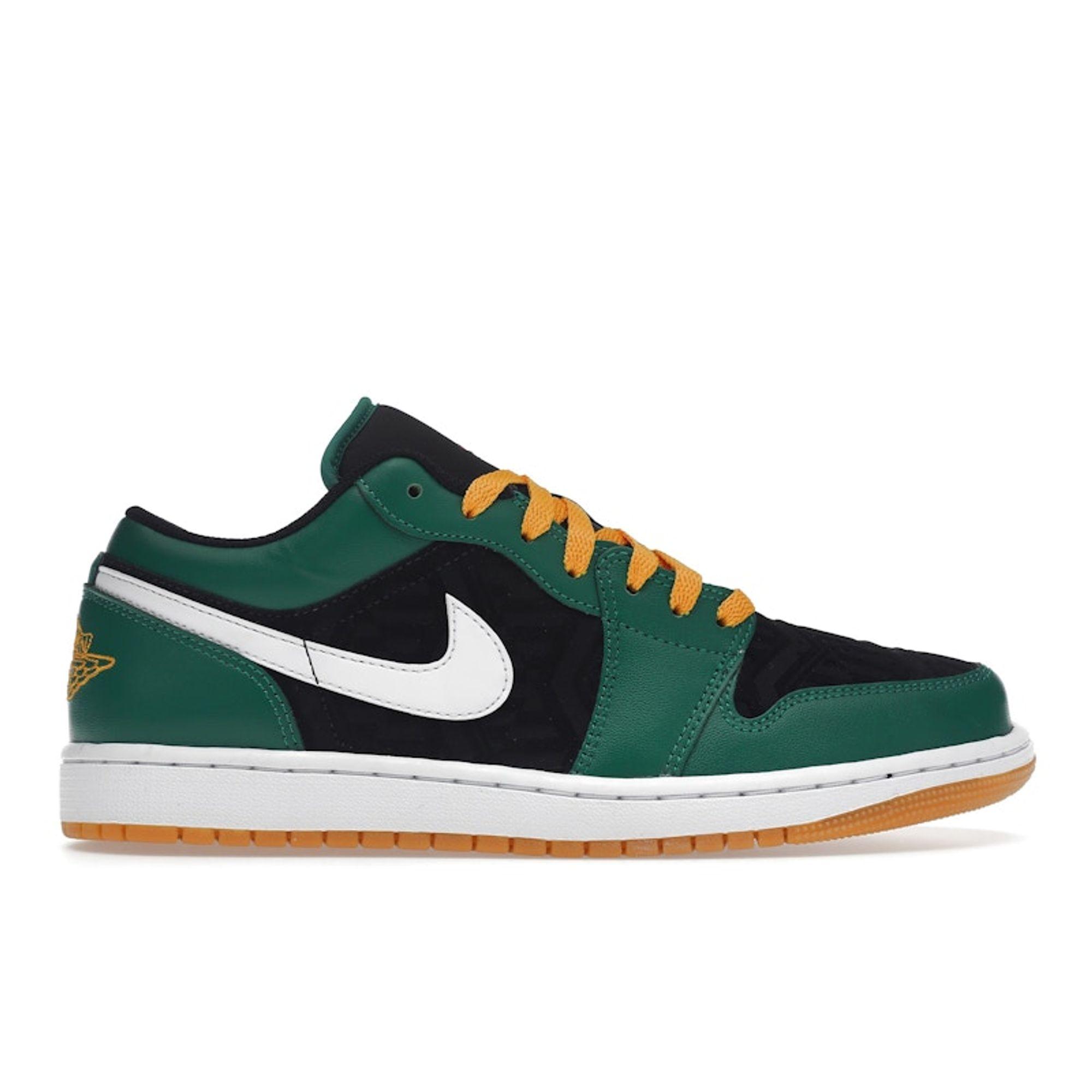 

Air Jordan 1 Low SE Christmas Мужские кроссовки Green Malachite Black DQ8422-300 46