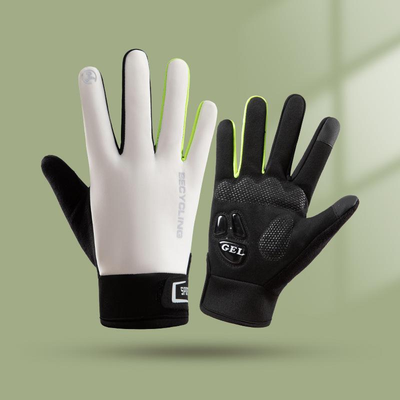 

Bicycle riding gloves women autumn and winter cotton warm velvet outdoor winter windproof waterproof cycling One size fits all