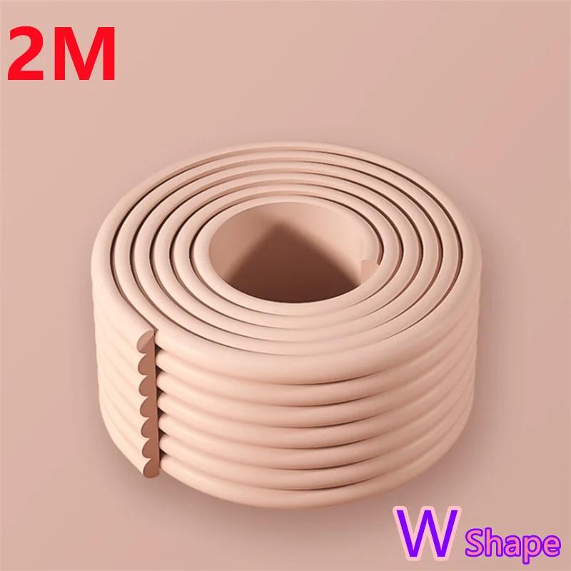 2M Baby Safety Corner Protector Solid Color Edge Guards for Childproofing Home Furniture Corners Table Angle Protection Tape