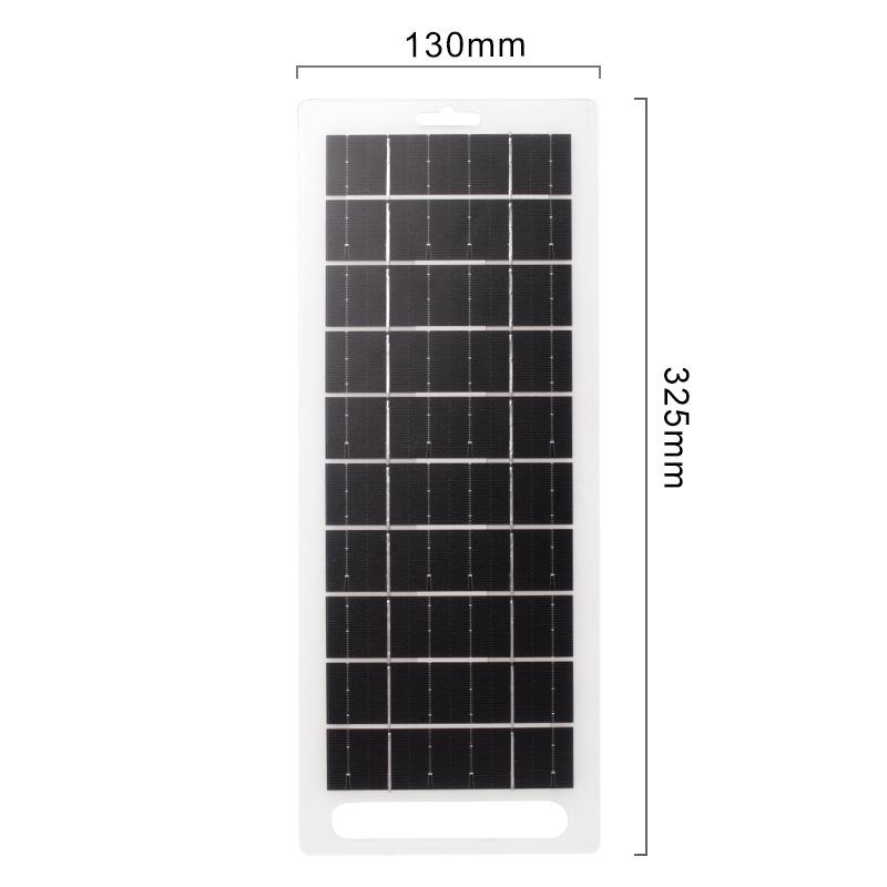 Flexible Solar USB Charger: 5V 2W-10W for Mobile Phones & Fans