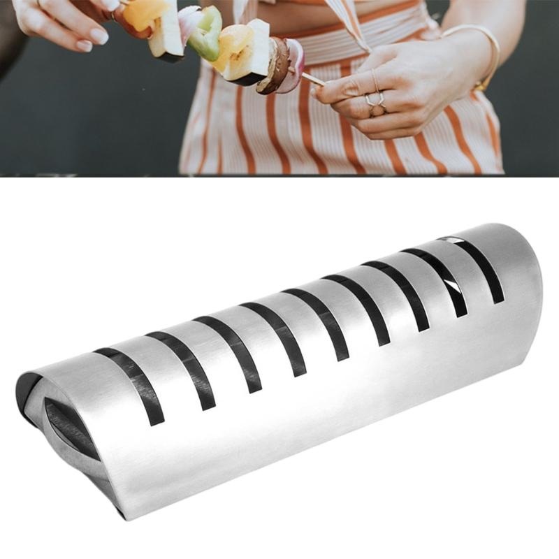 Stainless Steels Smoked Box BBQ Cooking Smoked Generator BBQ Grill Smoker Box Tube Grilling Accessories Easy to Use