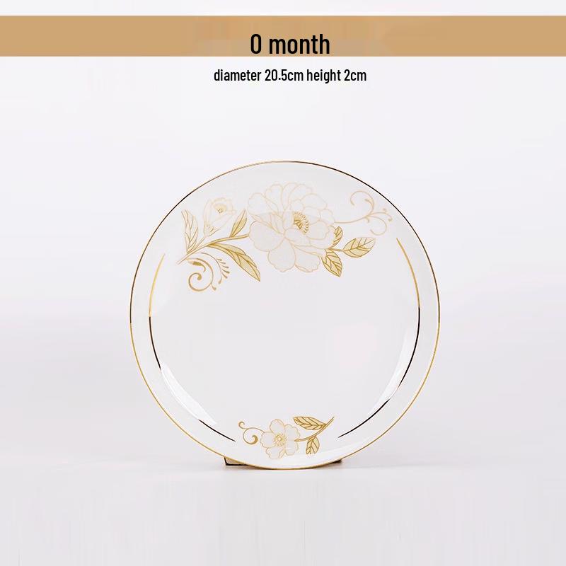 Light Luxury Hand-Painted Bone China Dinnerware