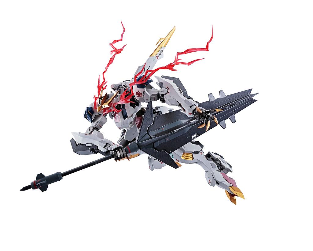 TAMASHII NATIONS KOVOVÝ ROBOT Spirits Mobile Suit Gundam Orphans Gundam Barbatos Lupus Rex 150mm malovaná pohyblivá figurka Iron-Blooded [BOČNÍ RUBRIKA] cca.