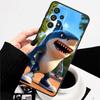 Tung Tung Sahur Anime Art For Samsung A73 A72 A71 A55 A54 A53 A52 A51 A13 A22 A16 A15 A12 A14 A26 A07 5G Black Phone Case