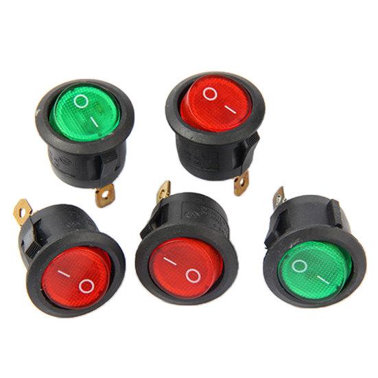 12V Dc 20A 20Mm Hole Fit Illuminated Signal Light Round Electronic Spst Switch